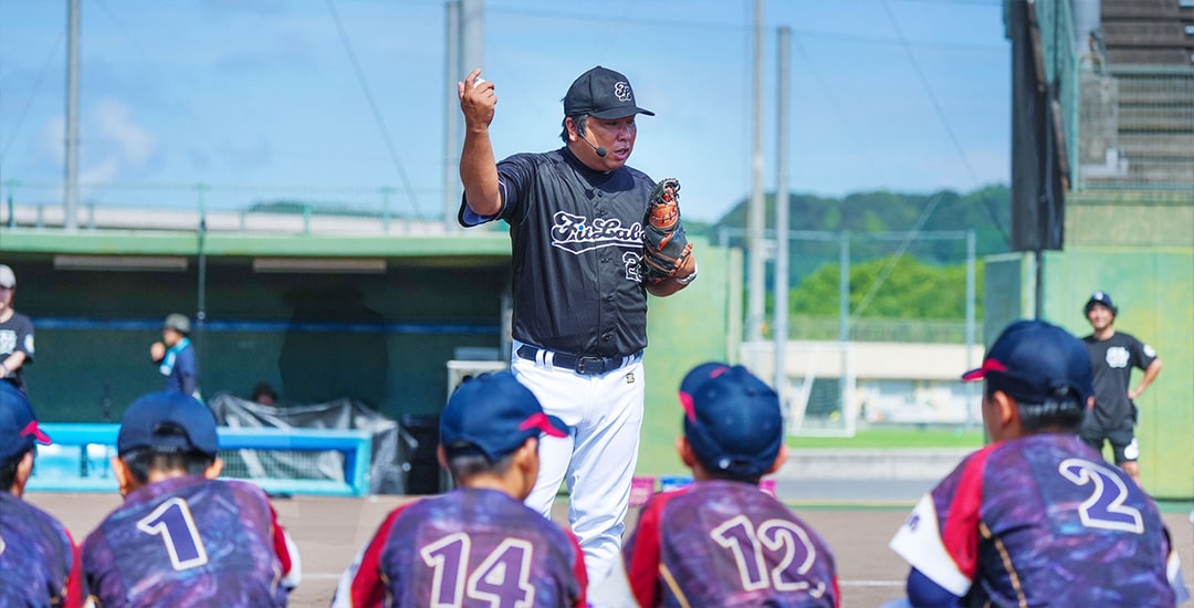 里崎智也 野球教室